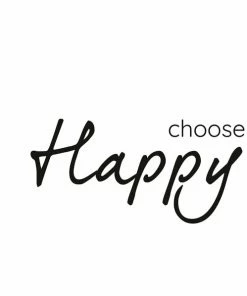 Gerahmtes Bild CHOOSE HAPPY - 20x30 Cm