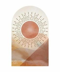 Gerahmtes Bild ABSTRACT SUN - 20x30 Cm