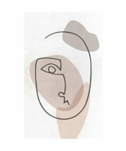 Gerahmtes Bild MODERN FACE - 20x30 Cm