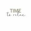 Gerahmtes Bild TIME TO RELAX - 30x40 Cm