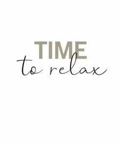 Gerahmtes Bild TIME TO RELAX - 30x40 Cm