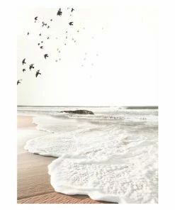 Gerahmtes Bild WELLEN - 30x40 Cm