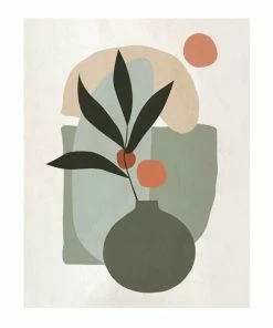 Gerahmtes Bild ABSTRACT VASE - 40x50 Cm