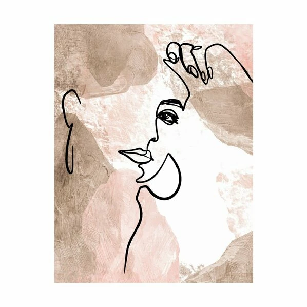 Gerahmtes Bild LOOKING - 40x50 Cm