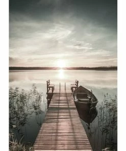 Gerahmtes Bild SCANDIC JETTY - 50x70 Cm