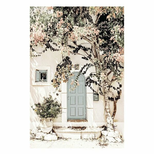 Gerahmtes Bild MEDITERRANEAN DOOR - 50x70 Cm