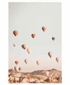 Gerahmtes Bild BALLOONING - 50x70 Cm