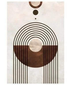 Gerahmtes Bild GEOMETRICAL - 50x70 Cm