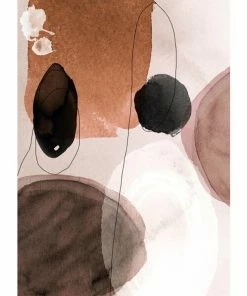 Gerahmtes Bild WATERCOLOURS - 50x70 Cm