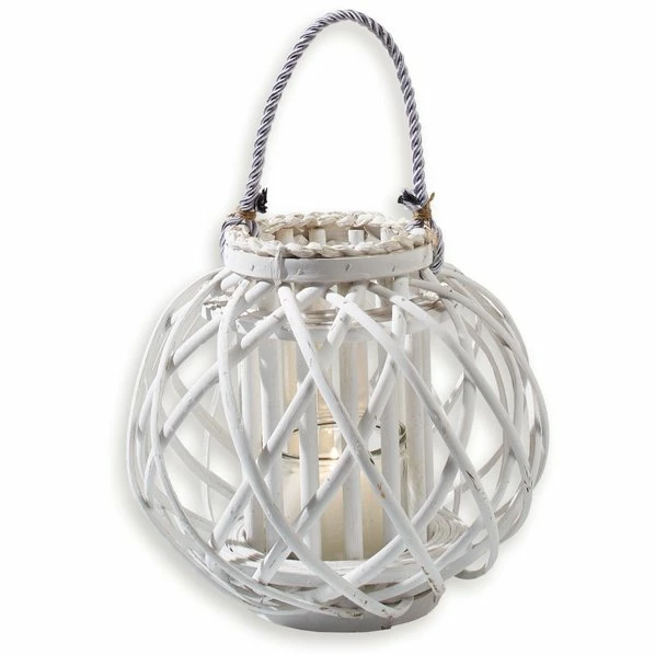 Laterne - Weiß - Ø 30 Cm