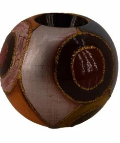 Teelichthalter Kugel - Bunt - Keramik - Ø 11 Cm