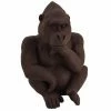 Dekofigur Gorilla - Schwarz - 54 Cm