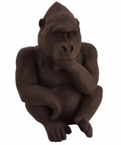 Dekofigur Gorilla - Schwarz - 54 Cm