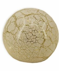 Dekokugel - Silber - LED-Beleuchtung - Ø 11 Cm