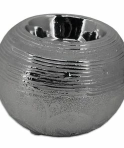 Teelichthalter - Silber - 9 Cm