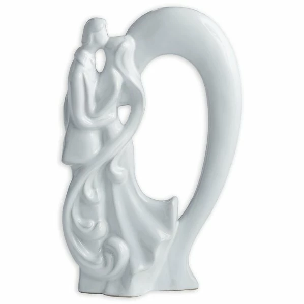 Dekopaar - Weiß - 28 Cm Hoch 1 Dekopaar - Weiß - 28 Cm Hoch
