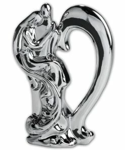 Dekopaar - Silber - Herz - 20 Cm