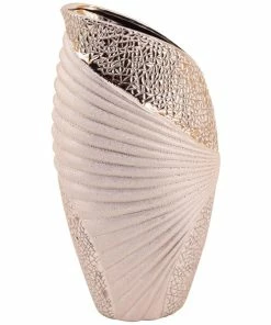 Deko-Vase - Silber - 31 Cm Hoch