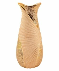 Deko-Vase - Gold - 34,5 Cm Hoch