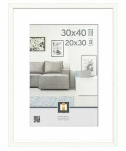 Bilderrahmen - Weiß - 32x42 Cm