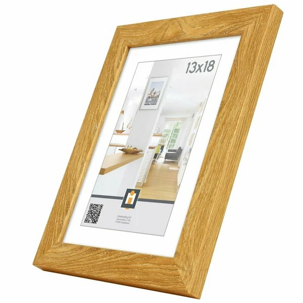 Bilderrahmen - Eichefarben - 13x18 Cm