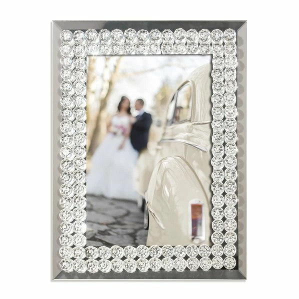 Glitzerrahmen - Silberfarben - Metall