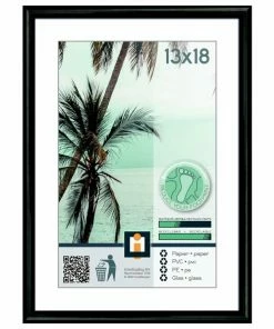 Bilderrahmen - Schwarz - 19x14 Cm