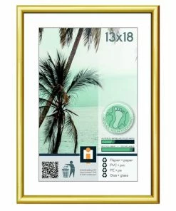 Bilderrahmen - Gold - 19x14 Cm