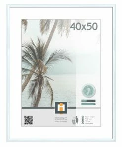 Bilderrahmen - Weiß - 51,1x41,2 Cm