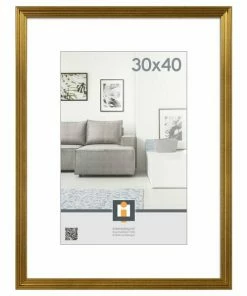 Bilderrahmen - Gold - 30x40 Cm