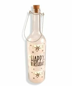 LED-Flasche - Happy Birthday - 29 Cm