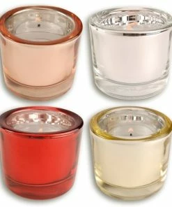 Windlicht - Farbig Sortiert - Glas