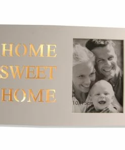 LED-Bilderrahmen - Holz - Schriftzug