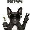 Keilrahmen-Bild BIG BOSS HUND - 60x90 Cm