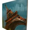 Wandbild EIFFELTURM - Metall - 80x80 Cm