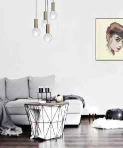 Wandbild - Actress - Multicolor - Handarbeit - 52x52cm