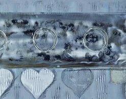 Ölgemälde - Herzen - Handgefertigt - 40x120 Cm