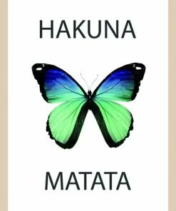 Wandbild - Grün-blau - Gerahmt - 50x70 Cm