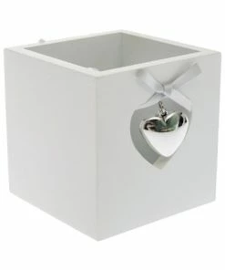 Teelichthalter - Weiß - 10 Cm