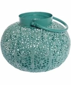 Orient-Laterne LALE - Pastell Blau - Metall