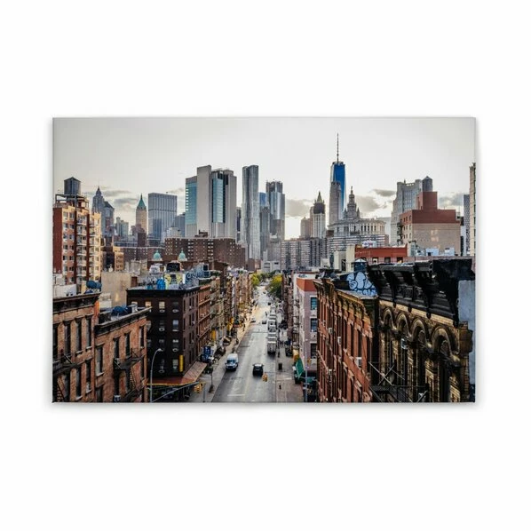 Leinwandbild NEW YORK - Grau-braun - 90 X 60 Cm