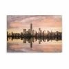 Leinwandbild SKYLINE - Grau - 90 X 60 Cm