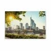 Leinwandbild FRANKFURT - Grau-grün - 90 X 60 Cm