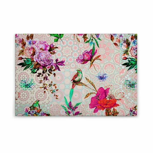 Leinwandbild VĂ–GEL - Lila - 90 X 60 Cm