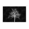 Leinwandbild BAUM - Schwarz-weiß - 90 X 60 Cm