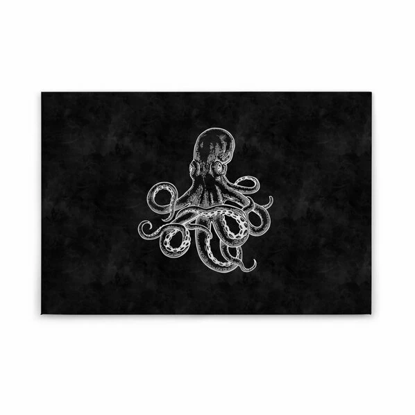 Leinwandbild QUALLE - Schwarz-weiß - 90 X 60 Cm 1 Leinwandbild QUALLE - Schwarz-weiß - 90 X 60 Cm