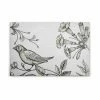 Leinwandbild VOGEL AUF BLUME 3 - Schwarz-weiß - 90 X 60 Cm