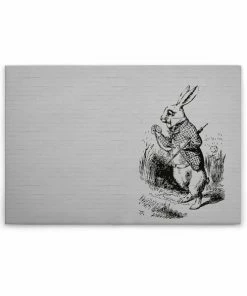 Leinwandbild HASE - Dunkelgrau - 90 X 60 Cm