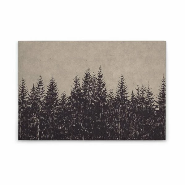 Leinwandbild SCHWARZWALD - Beige-schwarz - 90 X 60 Cm 1 Leinwandbild SCHWARZWALD - Beige-schwarz - 90 X 60 Cm