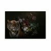 Leinwandbild TIGER - Schwarz-orange - 90 X 60 Cm